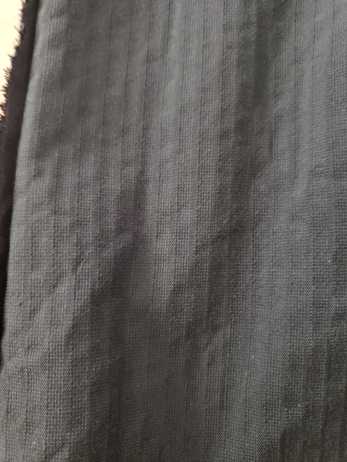 Vtg Pedestal Originals Dress Velvet Corduroy Like V Neck Black Sm