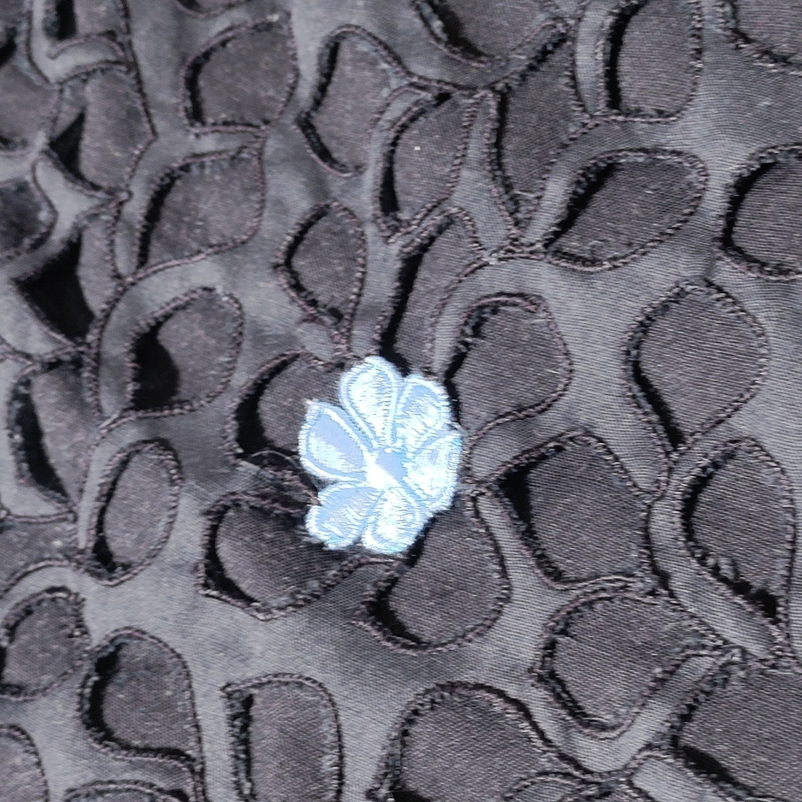 QUEEN CARO OF HONOLULU Vintage Cutwork Heavily Embroidered Applique Jacket Sz 3X