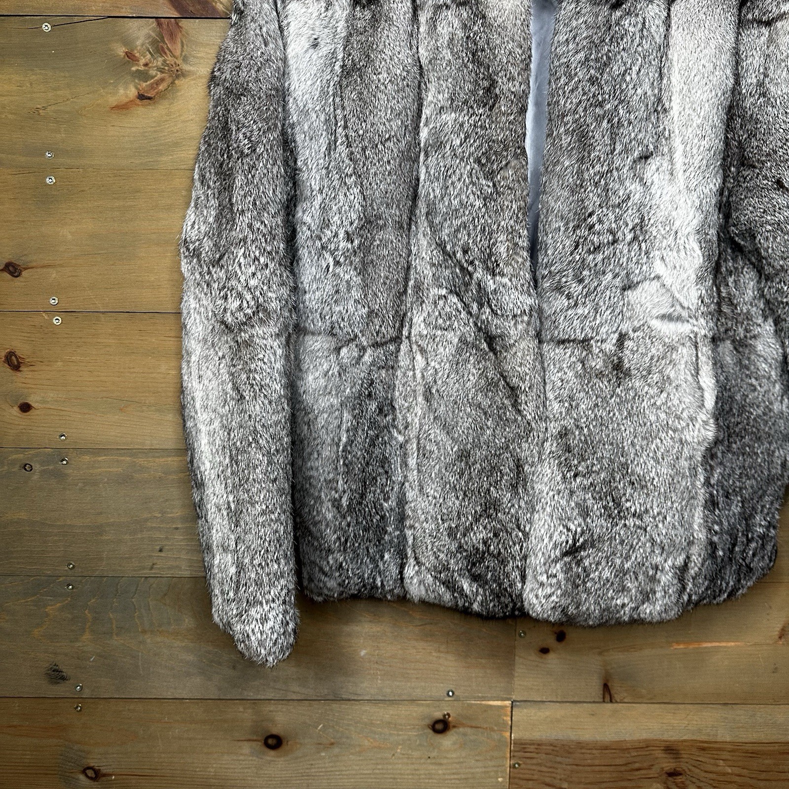 Vintage Mademoiselle Furs Real Rabbit Fur Jacket Coat Women’s Size MEDIUM