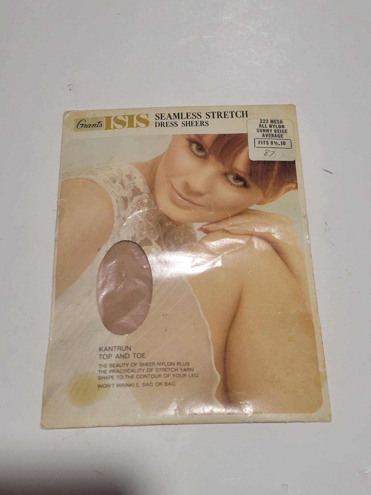 Vintage Grants Isis Seamless Dress Sheers Stockings Size 9.5-10