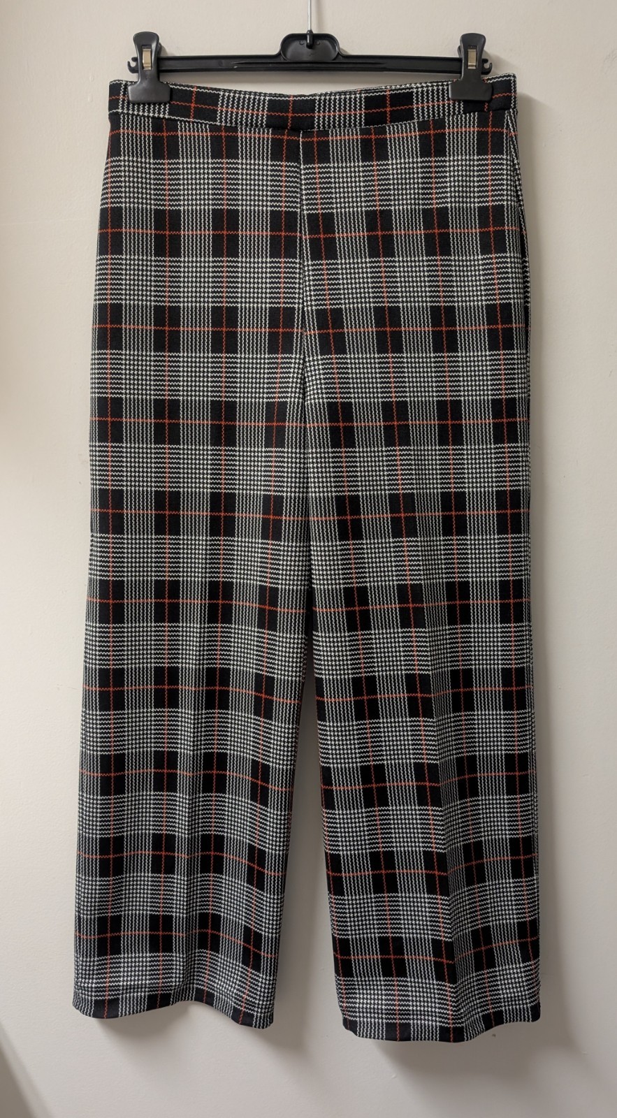 Vintage 70’s Queen Casuals Vest & Pants Set Houndstooth Plaid M Petite