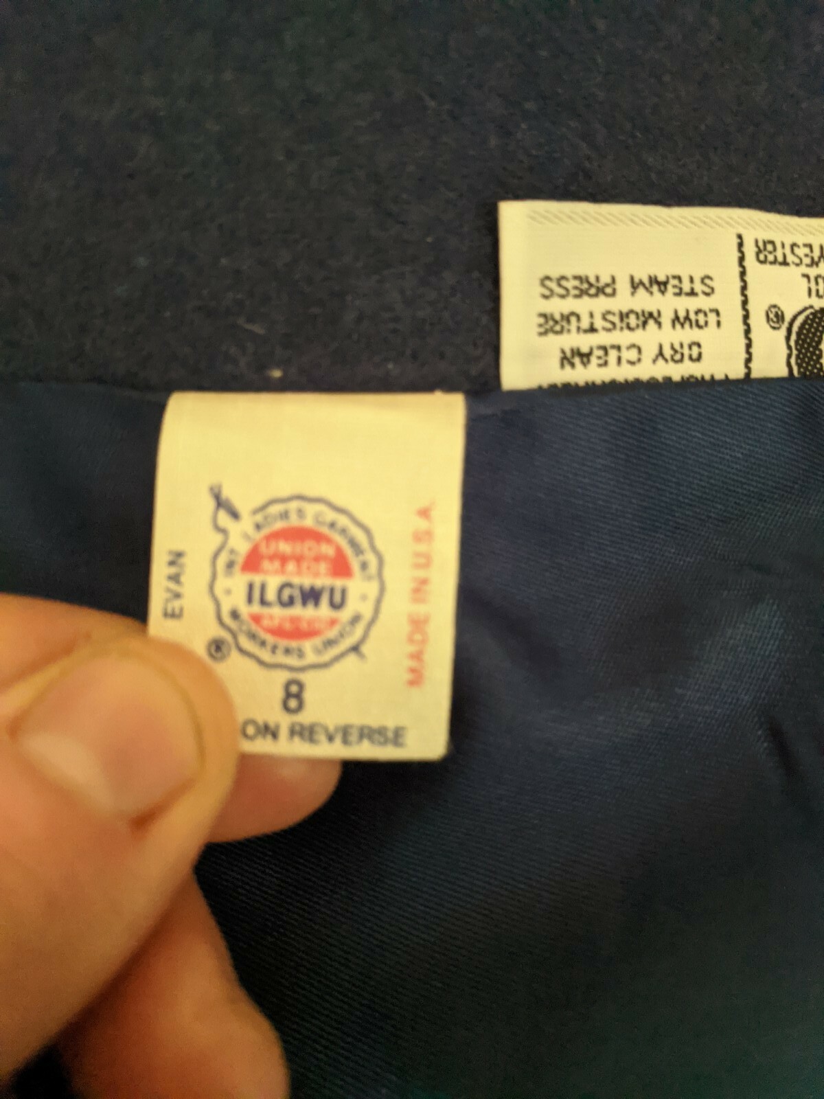 VTG Lord & Taylor Austin Hill Royal Blue One Button Blazer Jacket Sz 8 Medium M