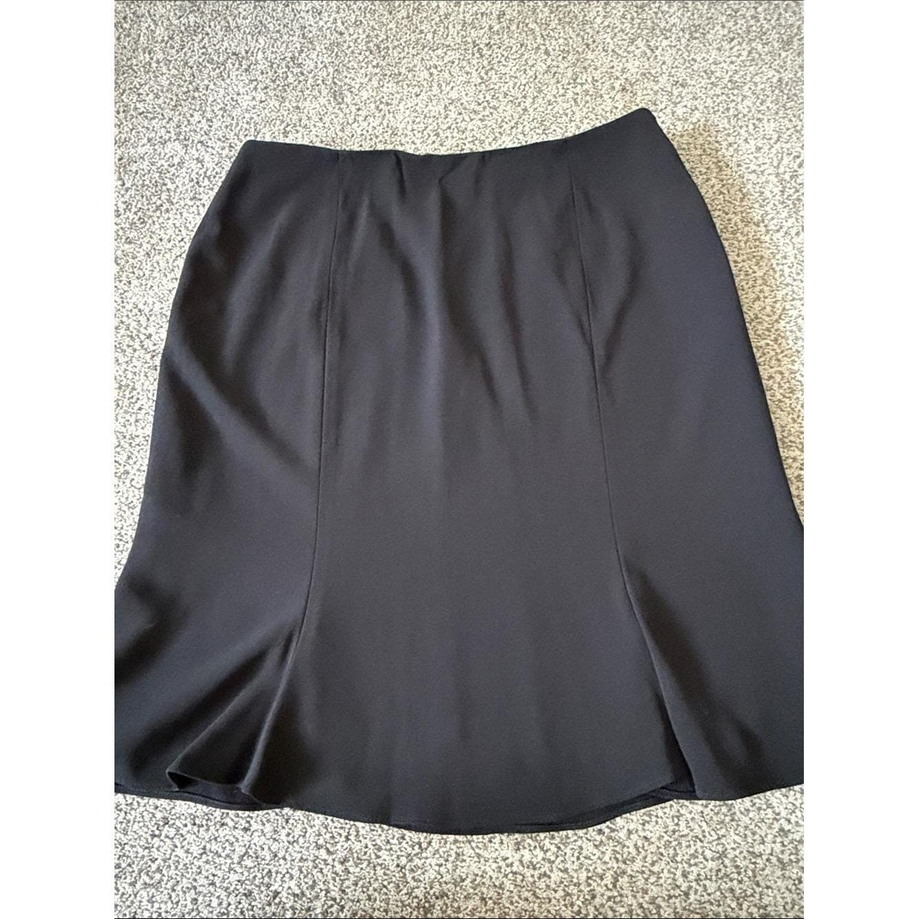 Vintage Talbots classic Timeless Black A-Line Skirt Lined