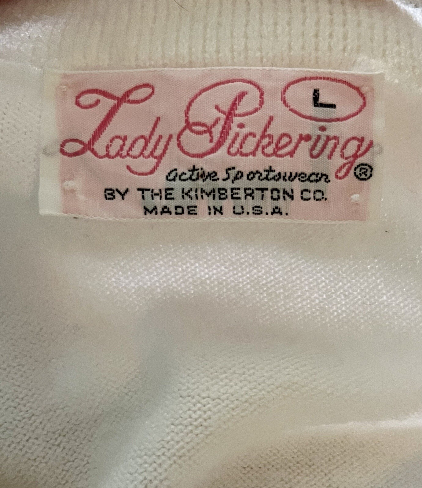 VINTAGE Lady Pickering Soft Sweater Womens Large Deerwood Golf Club Pullover
