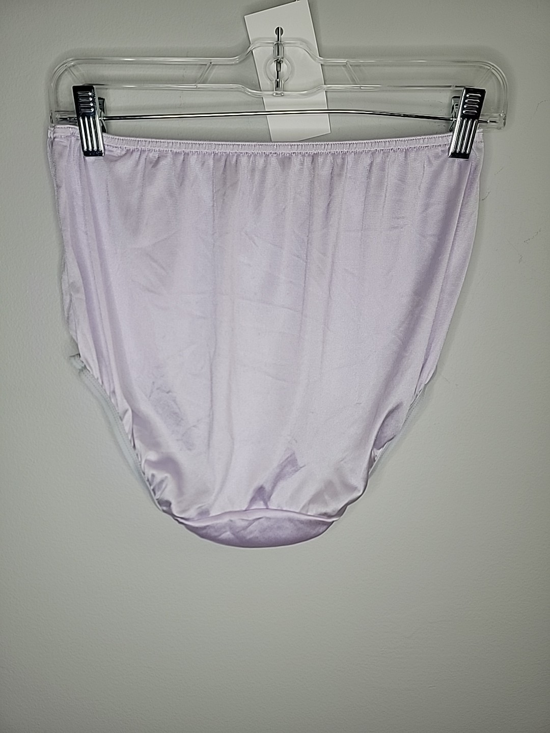 Vintage So-En Josefina 100% Nylon Lavendar Panties Embroidered/Satin Size 40-42