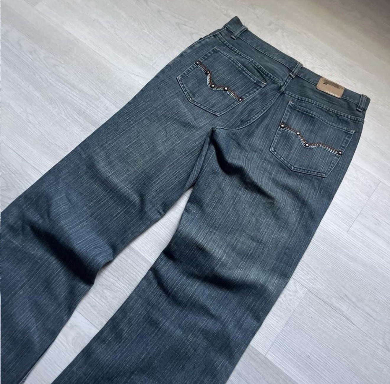 Vintage 2000s Dsquared2 Bootcut Studded Denim