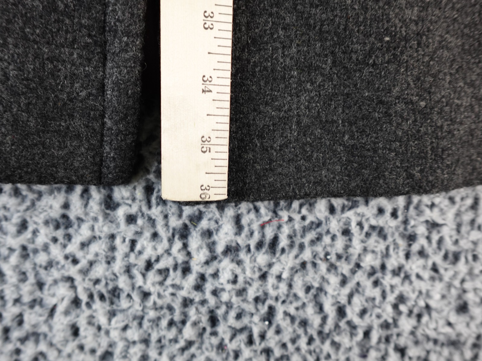 Vintage 1950s Pendleton 100% Virgin Wool Charcoal Gray Town Coat Women’s Sz M
