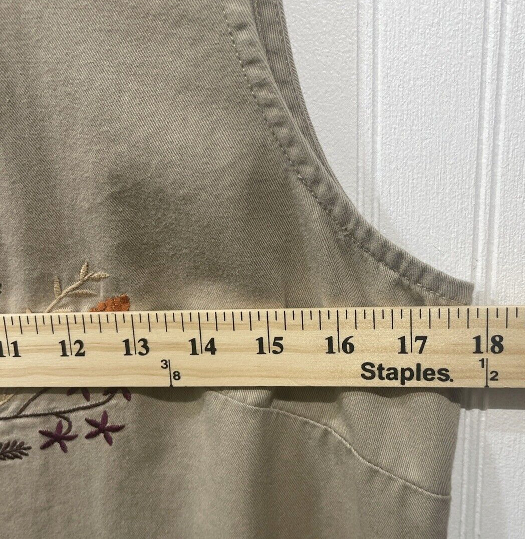 Vintage Mountain Lake Casuals Sleeveless Dress~Size S~100% Cotton~Prairie Style