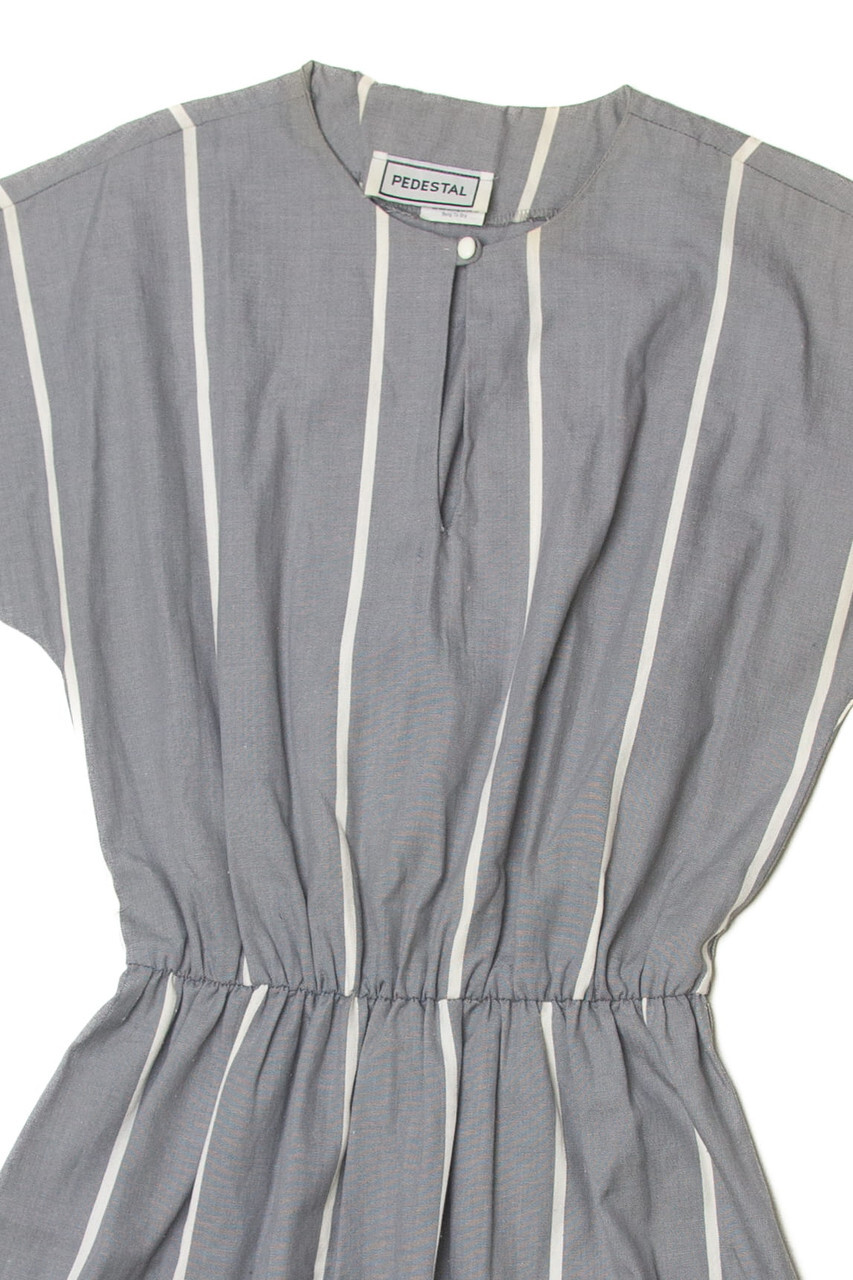 Vintage Striped Pedestal Dress