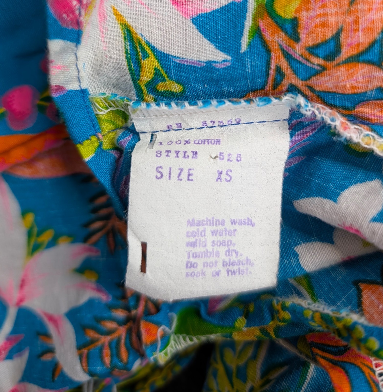 Vintage 70s 80s Made in Hawaii Hawaiian Wrap Sarong Halter Dress XS/S Cotton