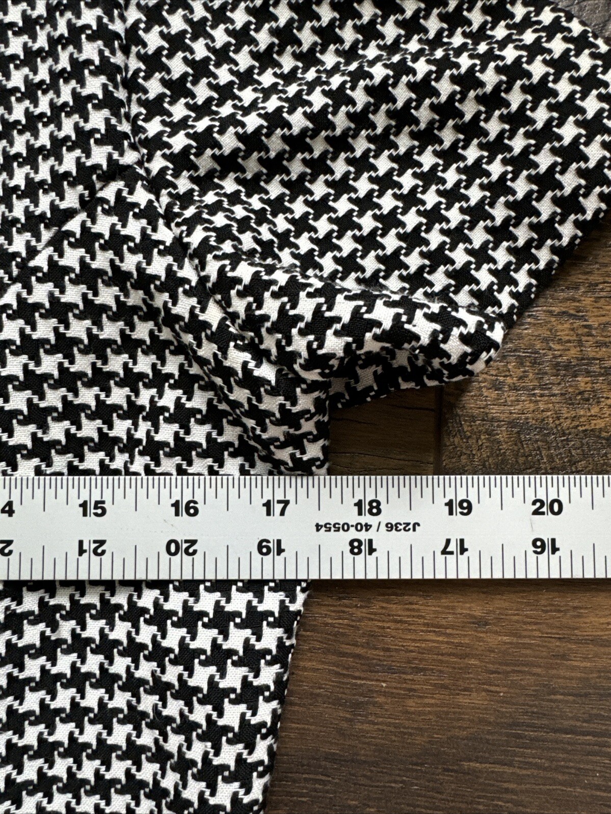 Vintage Houndstooth “Coat Dress” Double Breasted Lined Metropolitan New York A6