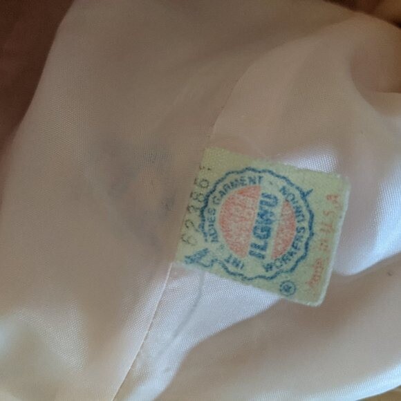 Vintage Happy Legs Double Breasted Blazer Jacket Pink M/L Preppy Retro 80s 90s