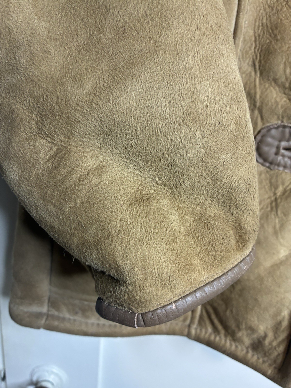 Vintage Homestead Genuine Shearling Coat Made In New Zealand Women’s 14