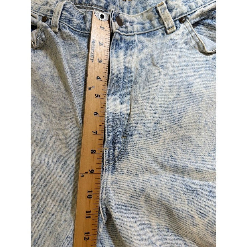 PS Gitano Vintage Acid Wash Jeans High Waist Tapered Leg Denim Retro 90s 30X28