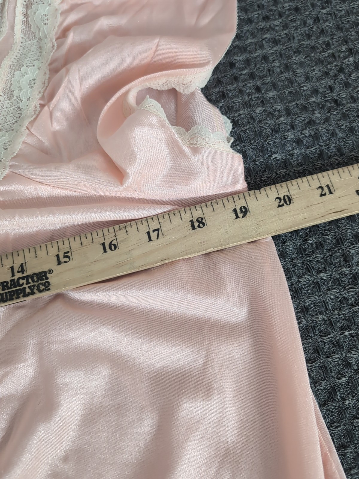 Vintage Natalie Creations Nightgown Nylon Lace Size Medium
