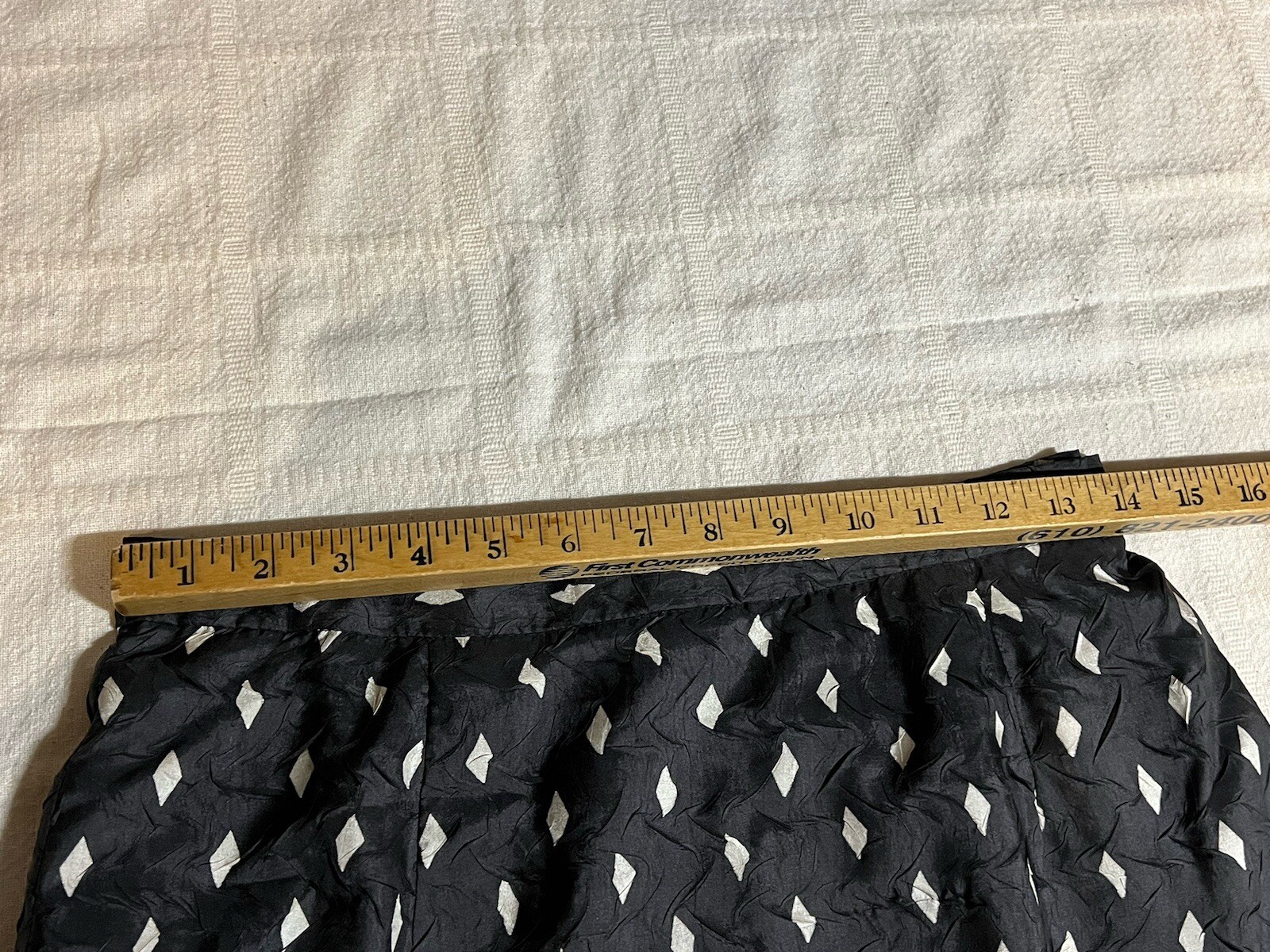Handmacher Sport Women’s Vtg Midi Skirt Textured Imported Fabric ILGWU 1950’s