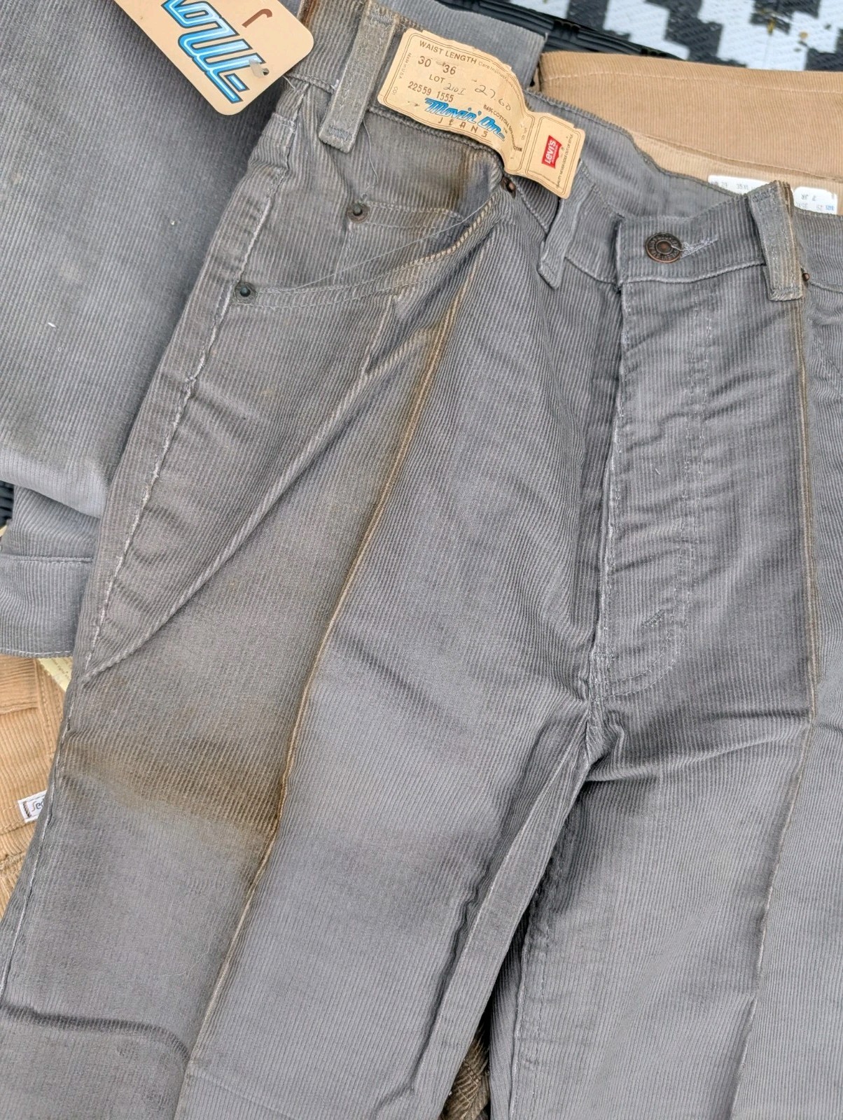 Vtg Lot NOS Levi’s Oshkosh Sedgefield Women’s Corduroy Pants USA Wholesale NWT