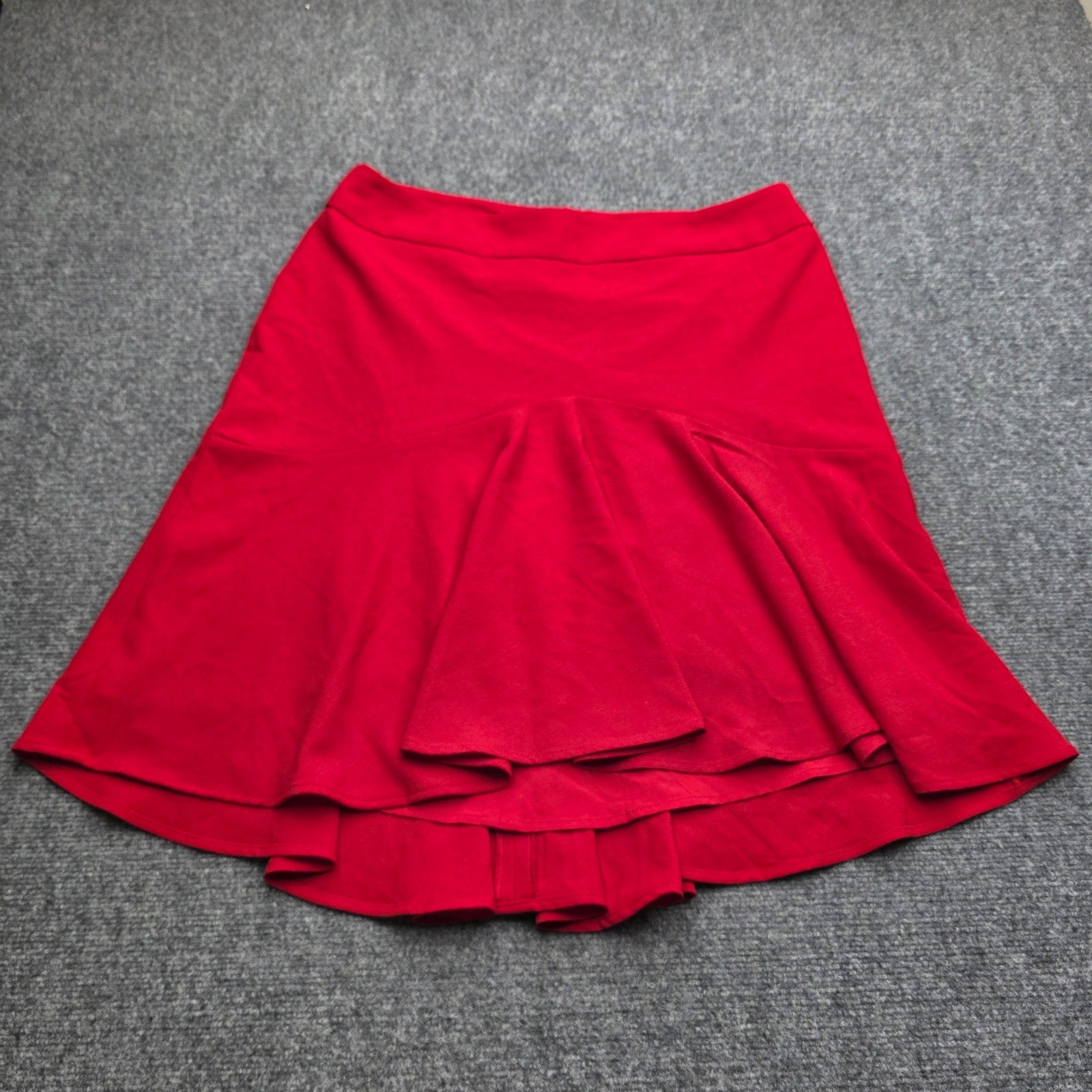 Nanette Lepore Red Riding Hood Rich Romantics Skirt Red Flounce Mini Size 14 NEW