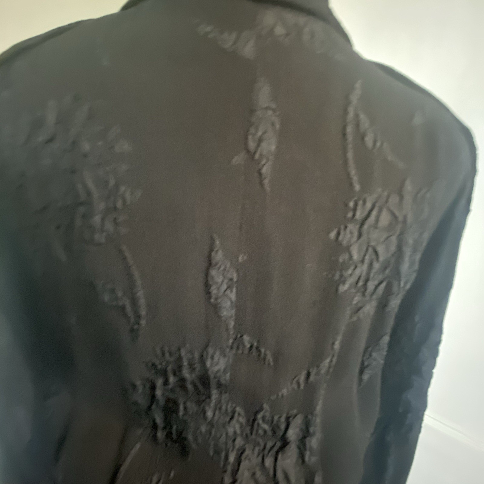 Vintage 1940’s Paul Sachs Original Fit & Flare Dress Black Lace 40” Chest
