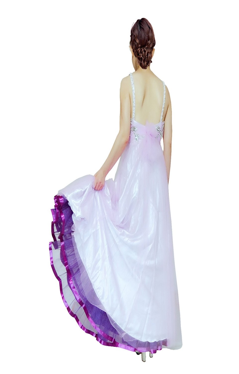Women’s Floor Length Wedding Petticoat Long Underskirt Formal Dress XL-3XL Ivory