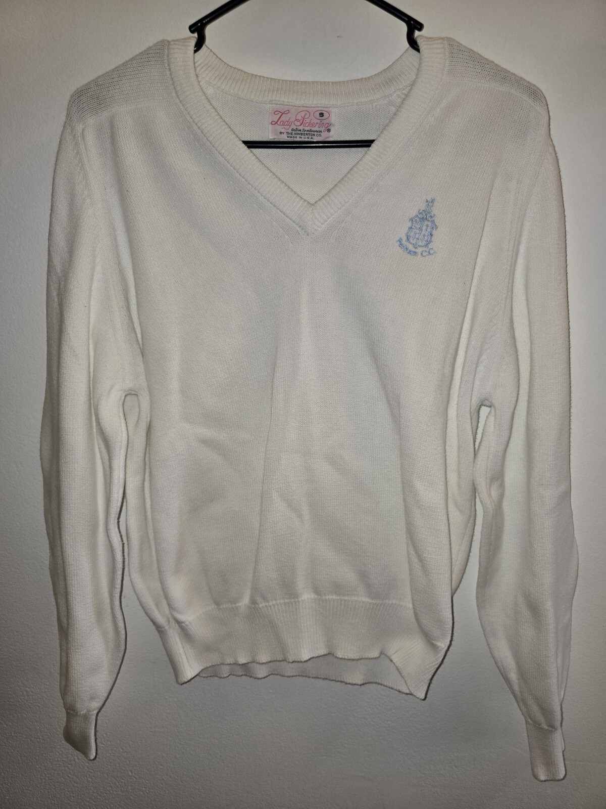 Vintage Lady Pickering Country Club Sweater Woman’s Small Golf