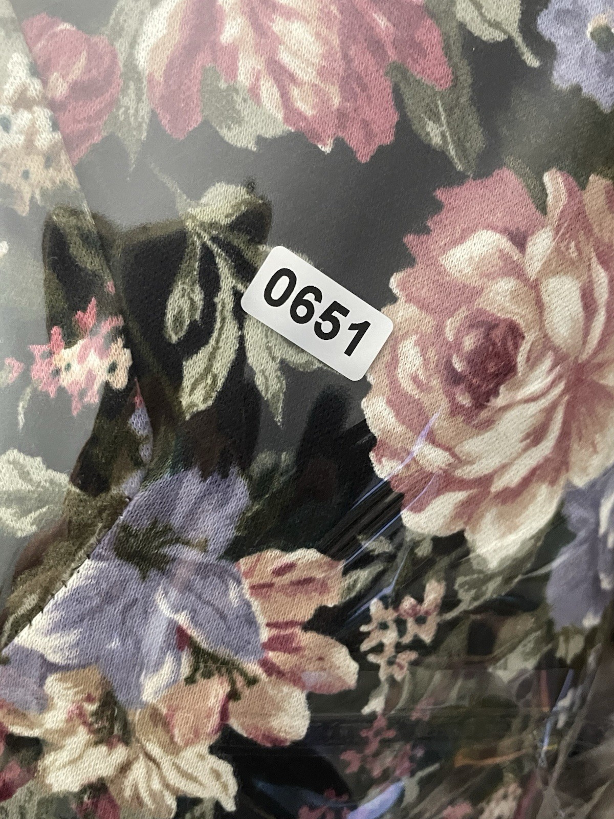 Vintage 80s Paquette Too Floral Midi Dress Womens 10 Black Cottagecore USA