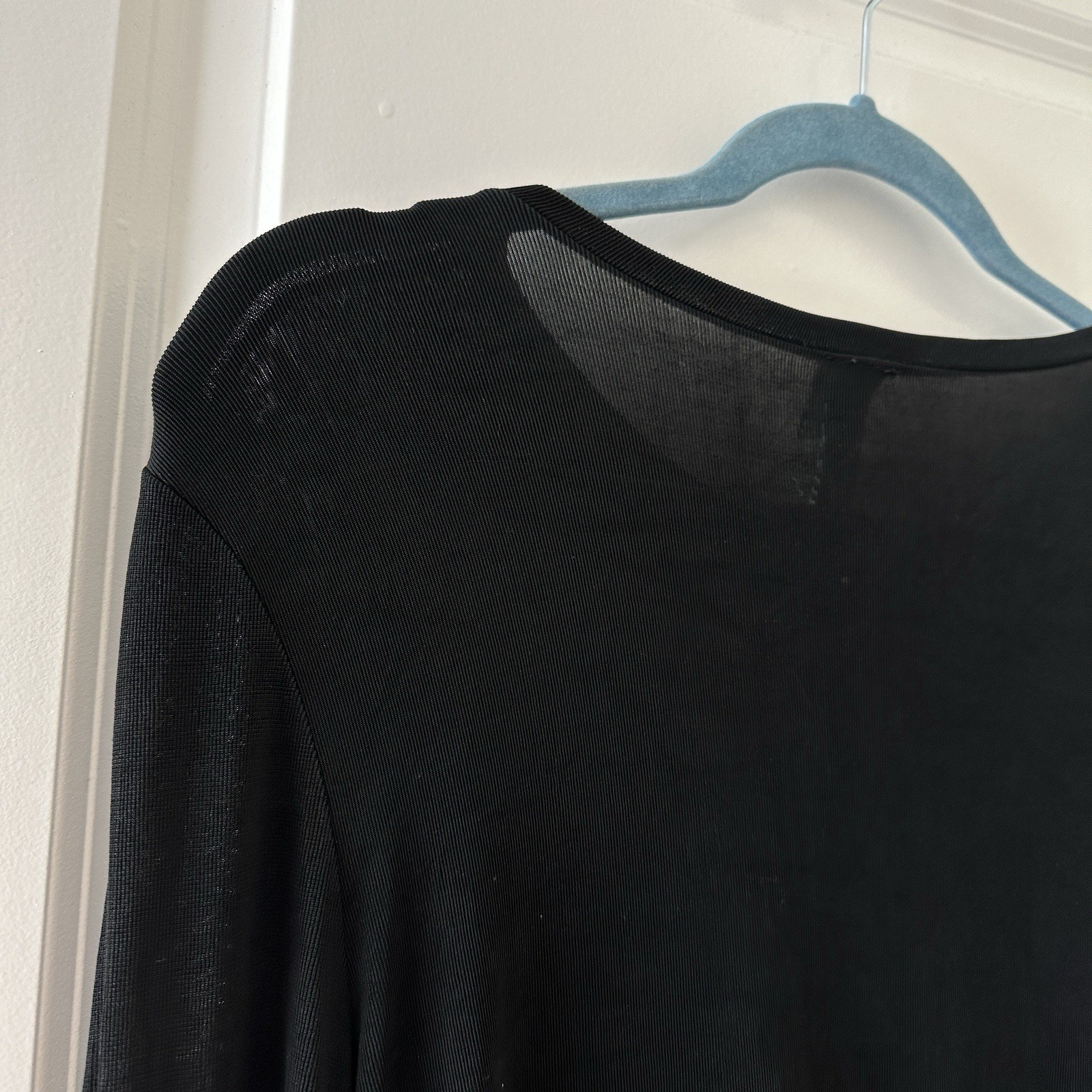 Vintage 90s Gap Black Long Sleeve Maxi Dress Women’s Size Small Witchcore