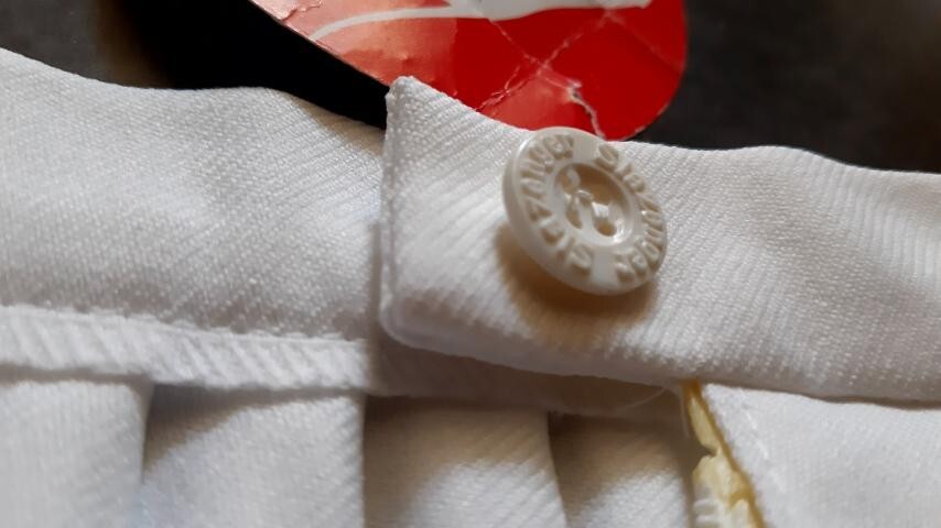 Vintage 80s SLAZENGER SportsWear White Skirt Tennis It-46 GB-14 Fr-42