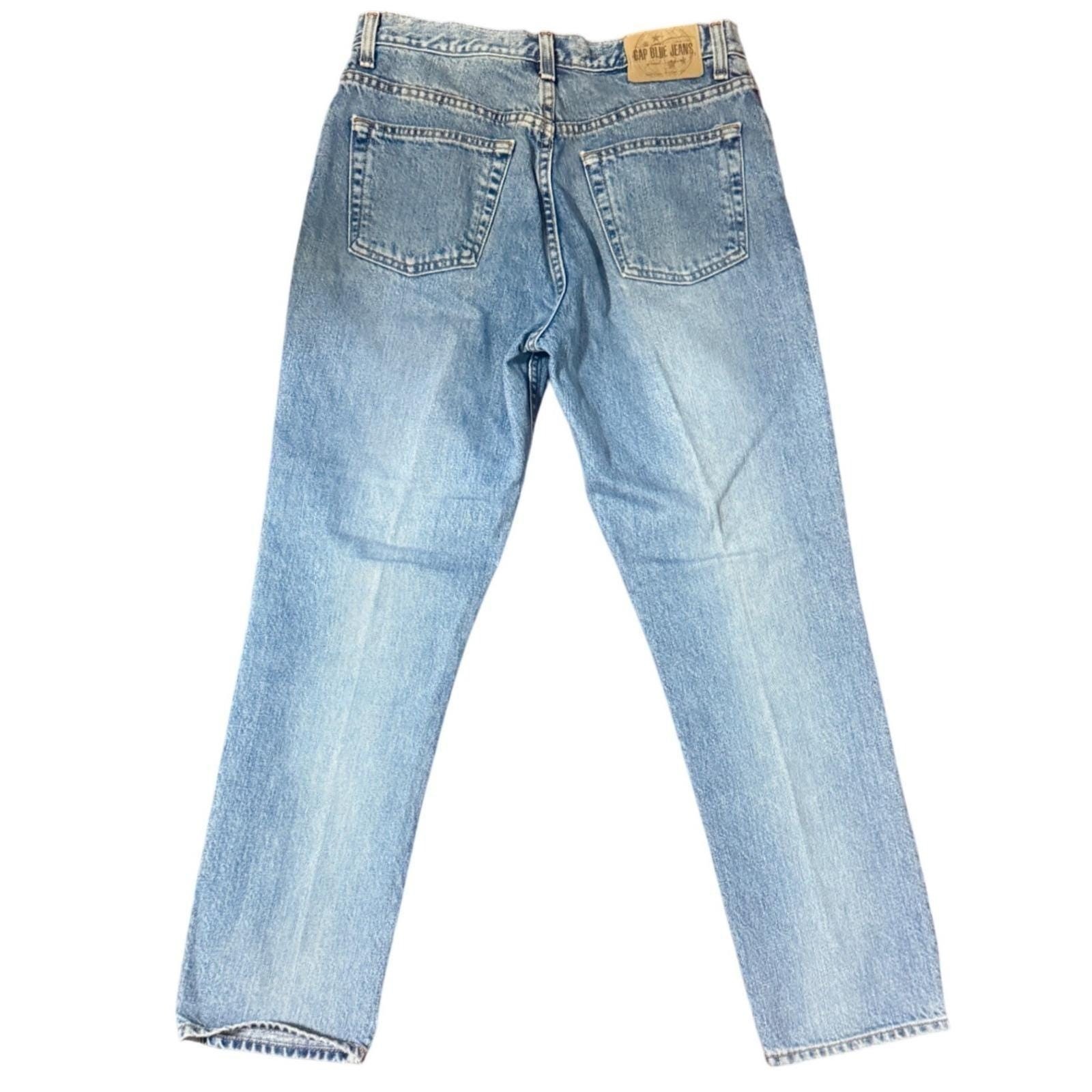 Vintage Gap 1969 Original Fit Jeans Ankle Light Wash 100% Cotton Y2K