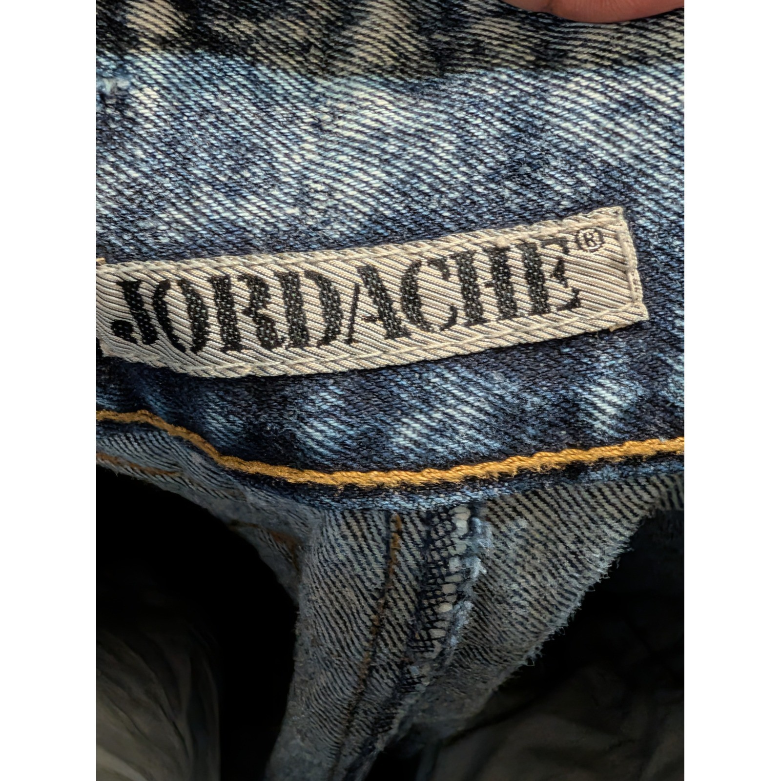 Vintage Jordache High Rise Mom Jeans Blue Acid Wash Pleated Tapered Size 5/6
