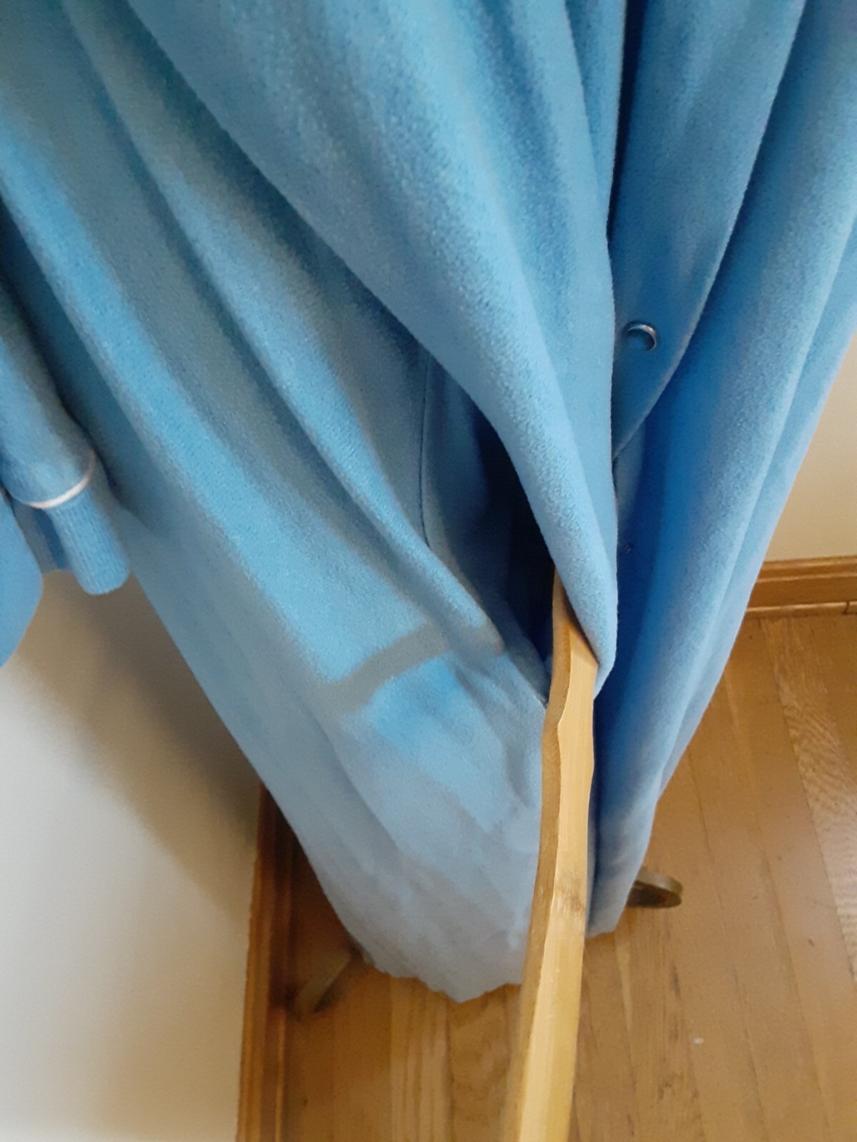 Vintage Dan Ellen Blue Nightgown Ribe House Dress Snap Closure Size 4X