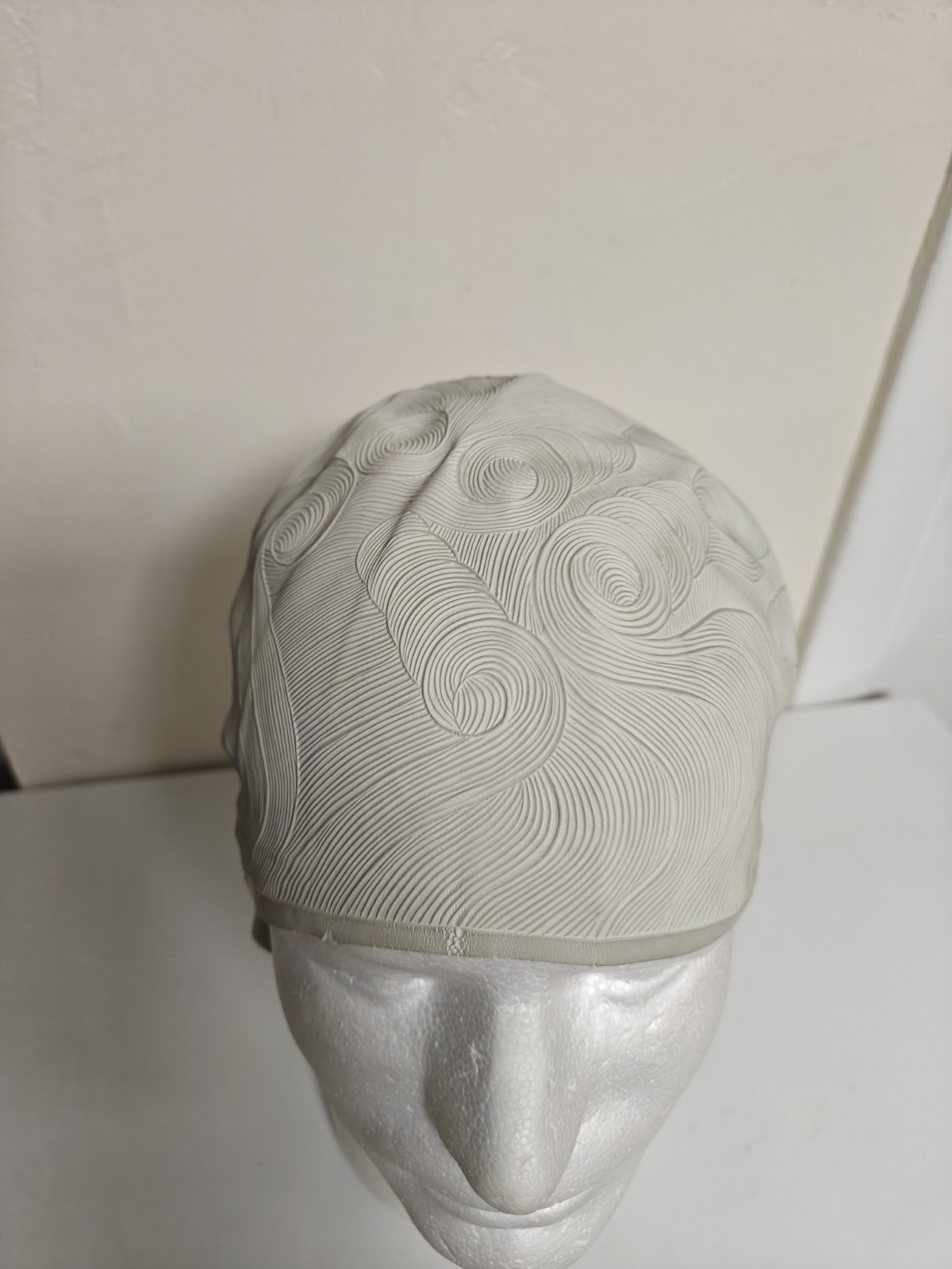 Vintage Sea Siren Women’s Swim Cap white by Pretty Products USA