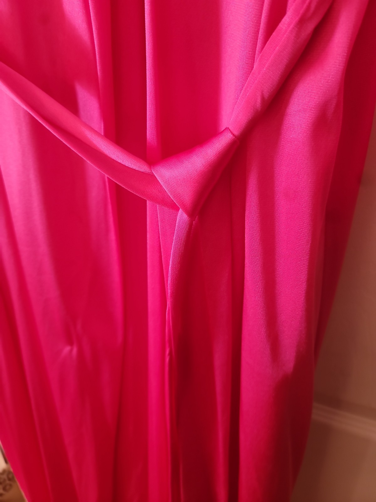Collectibles Vintage Nightgown And Robe With Snap And Tie L Pretty Pink