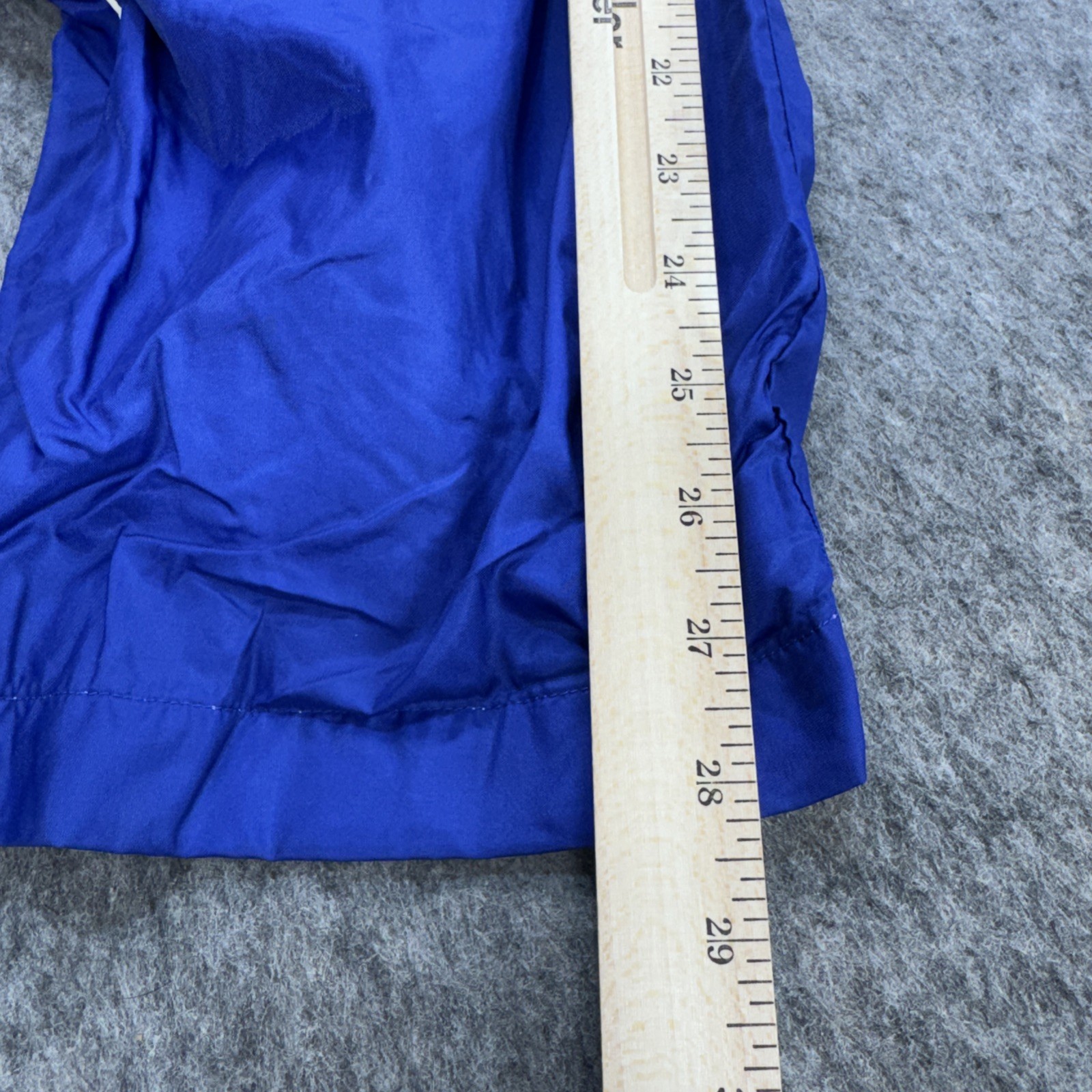 Vintage 90’s Y2K Womens S Blue Windbreaker Track Pants Nylon Lined Elastic