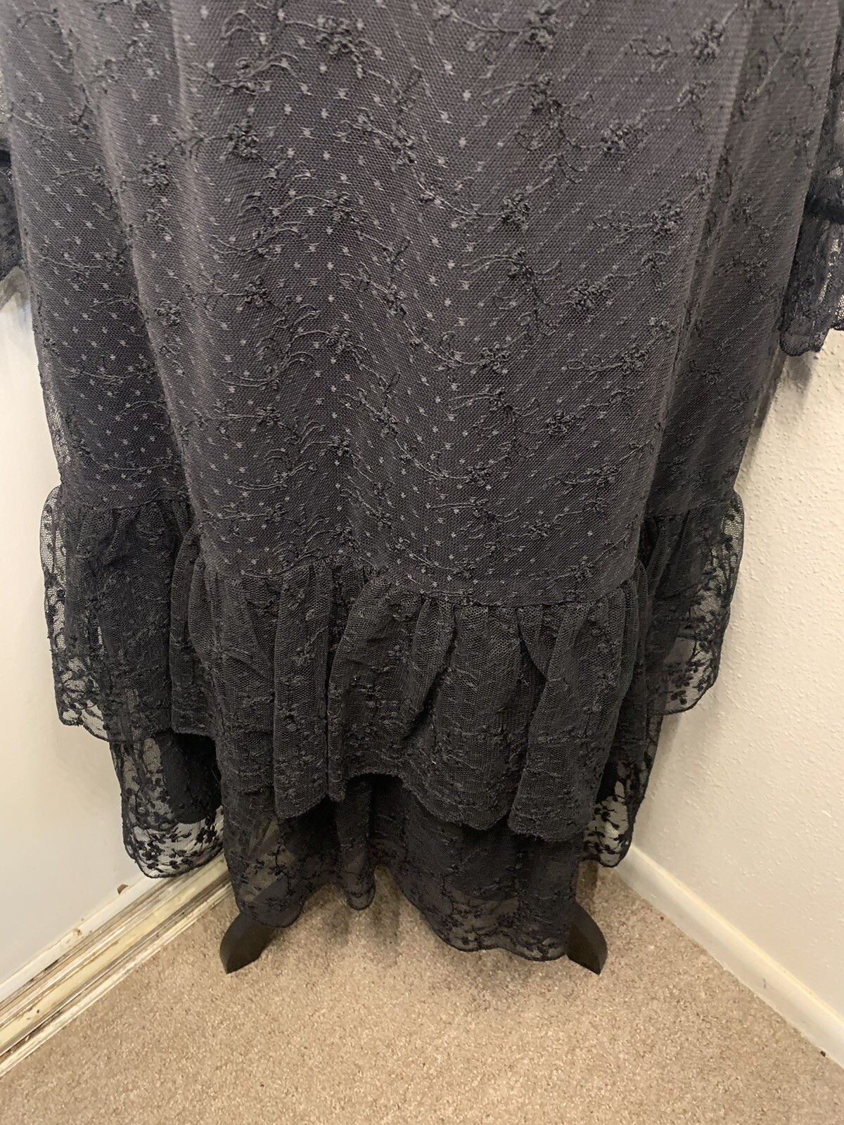 Vintage Jill Richards Black Lace Dress