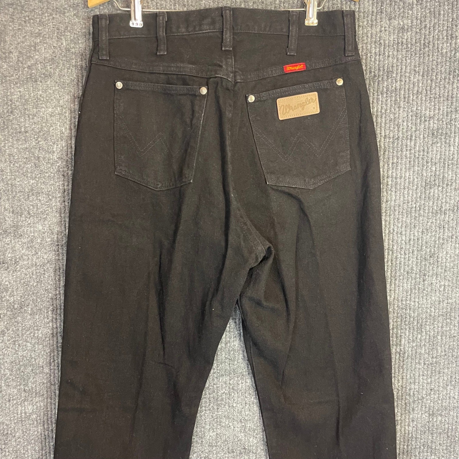 Vintage 80s 90s Wrangler 14MWZWK Cowboy Cut Jeans Womens 13×32 Black USA Western