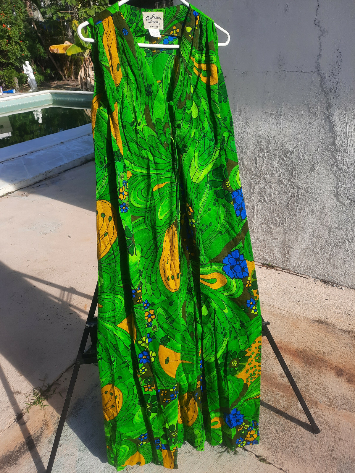 Vintage Sun Fashions Hawaiian Dress style#2043