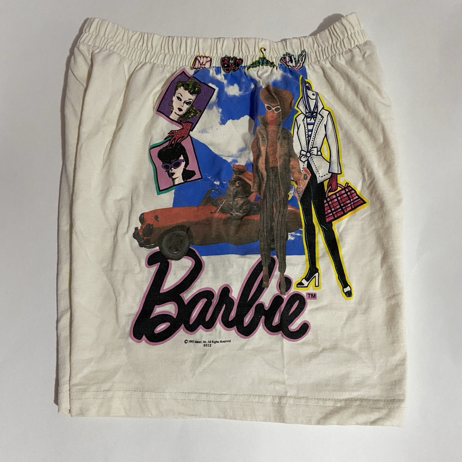 Vintage Rare 90s 1993 Jerry Leigh Mattel Barbie Shorts Unisex Size Large