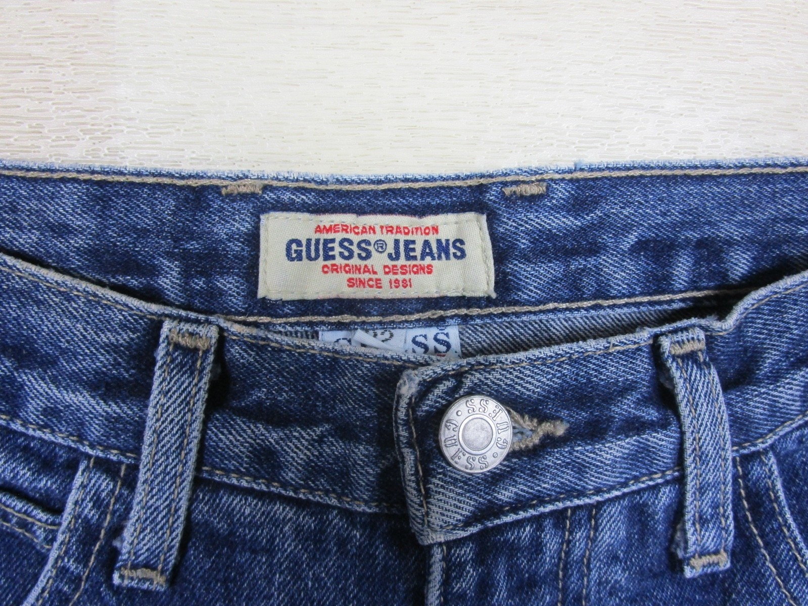Vintage 90s Guess Georges Marciano Jeans Womens (30×27) High Rise Tapered USA