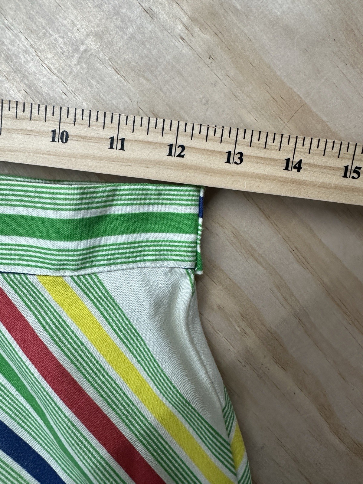 Vintage 1970’s Rainbow Chevron Skirt Boho Hippy Sz S A Line Marsha Brady Bunch