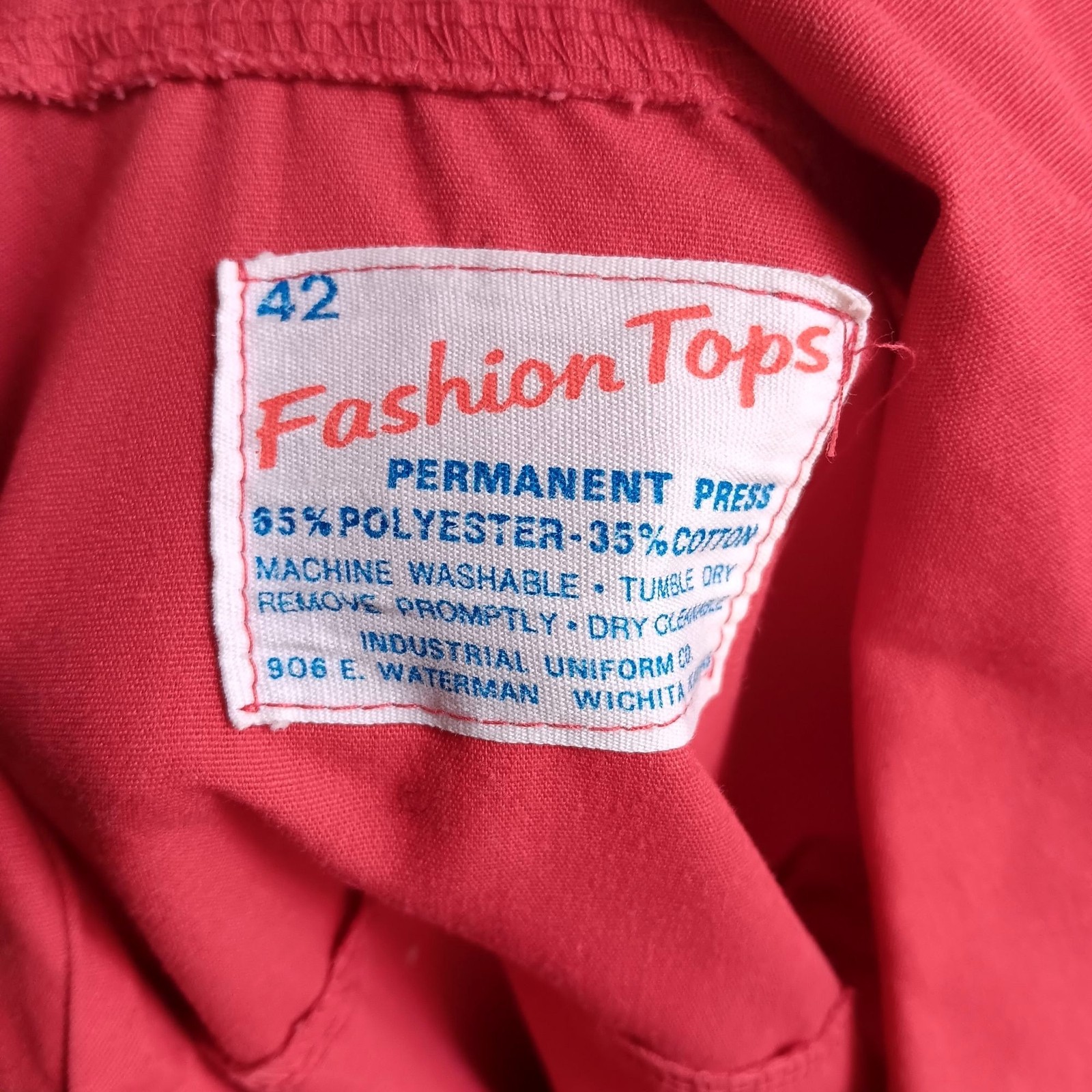 42 XL True Vintage Gas Station Shirt Jacket „Gasn Shop” Uniform Belted Patched