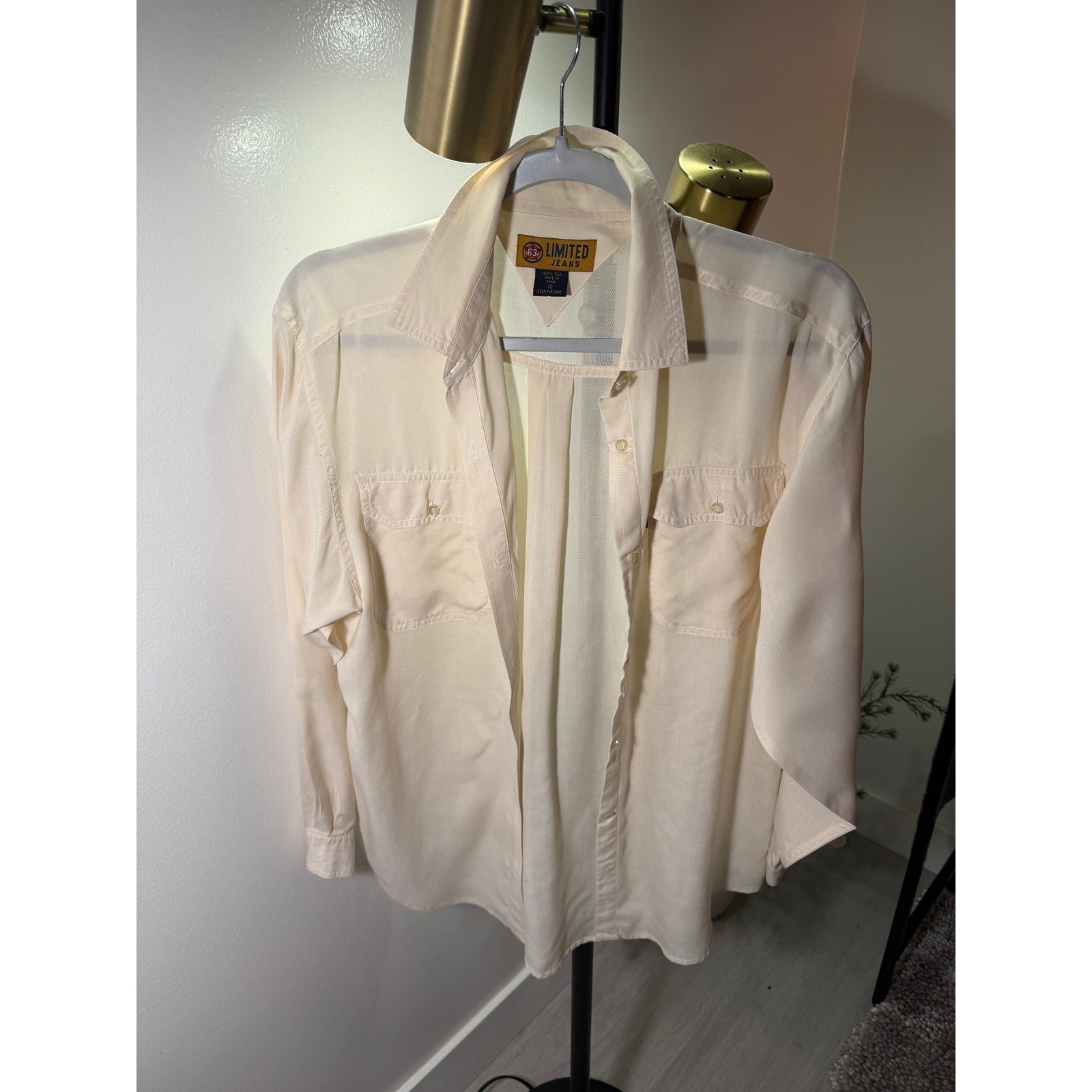 The Limited Vintage mint condition 100% Silk 12 l/xl 90s perfection basics euc