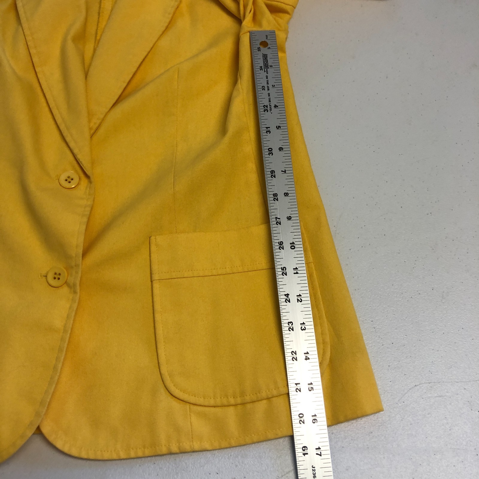 vtg 1970s Country Suburbans 2 pc Skirt Suit 12/14 Yellow Twill Kick Pleats USA