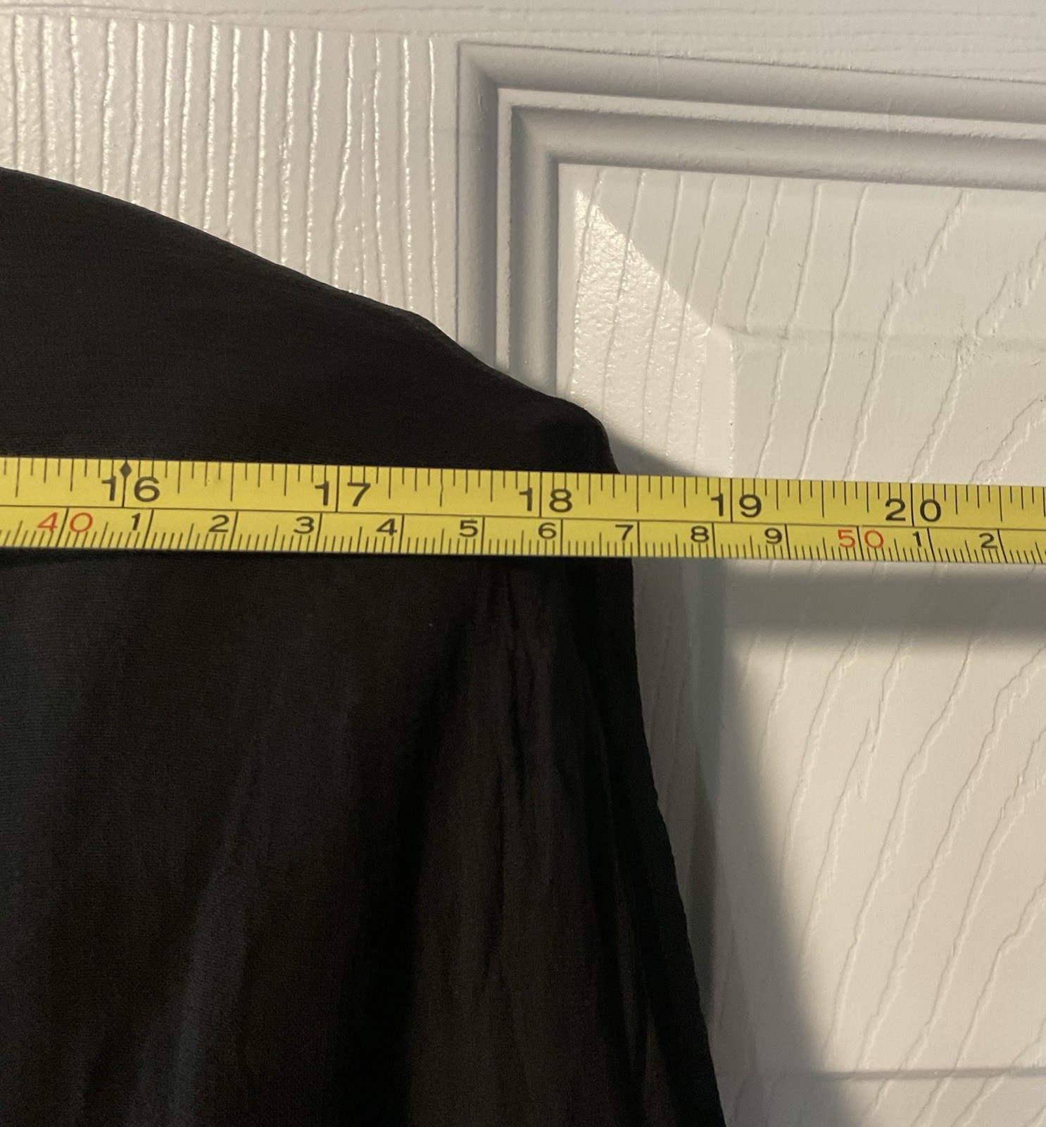 Vintage Starina Maxi Fit-Flare Dress Short Sleeve Rayon Black Medium