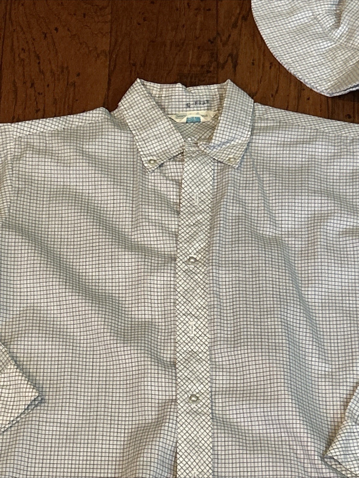 VINTAGE Sears Fashions Womens Medium Shirt House Yard Dress w/ Hat READ EUC