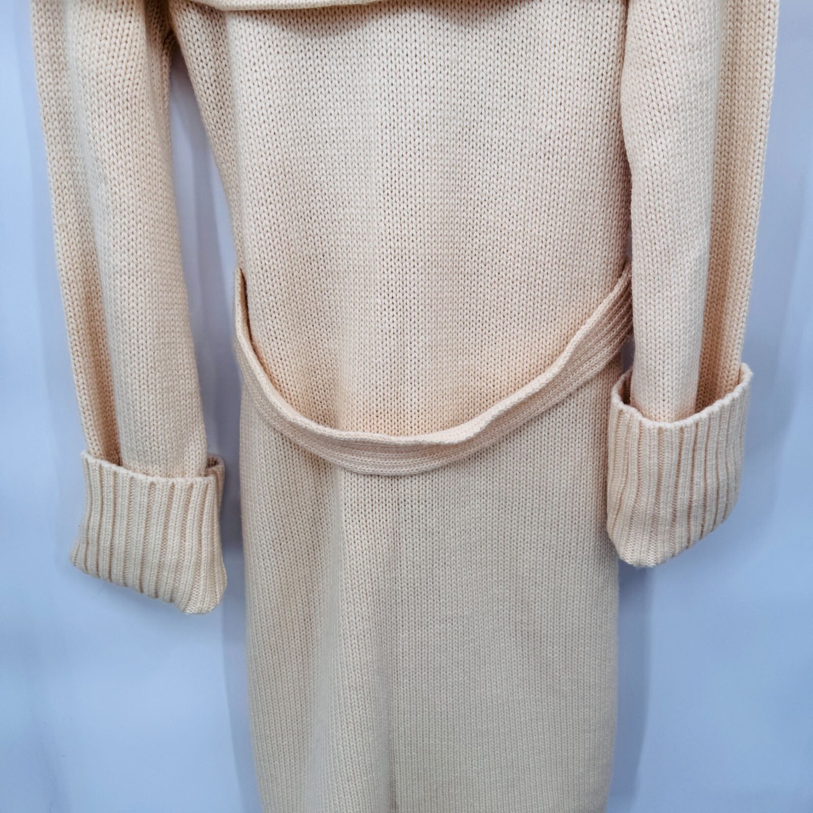 Maurada Cardigan Bishop Sleeve Old Money Grannycore Large Wool Blend Vintage 70s