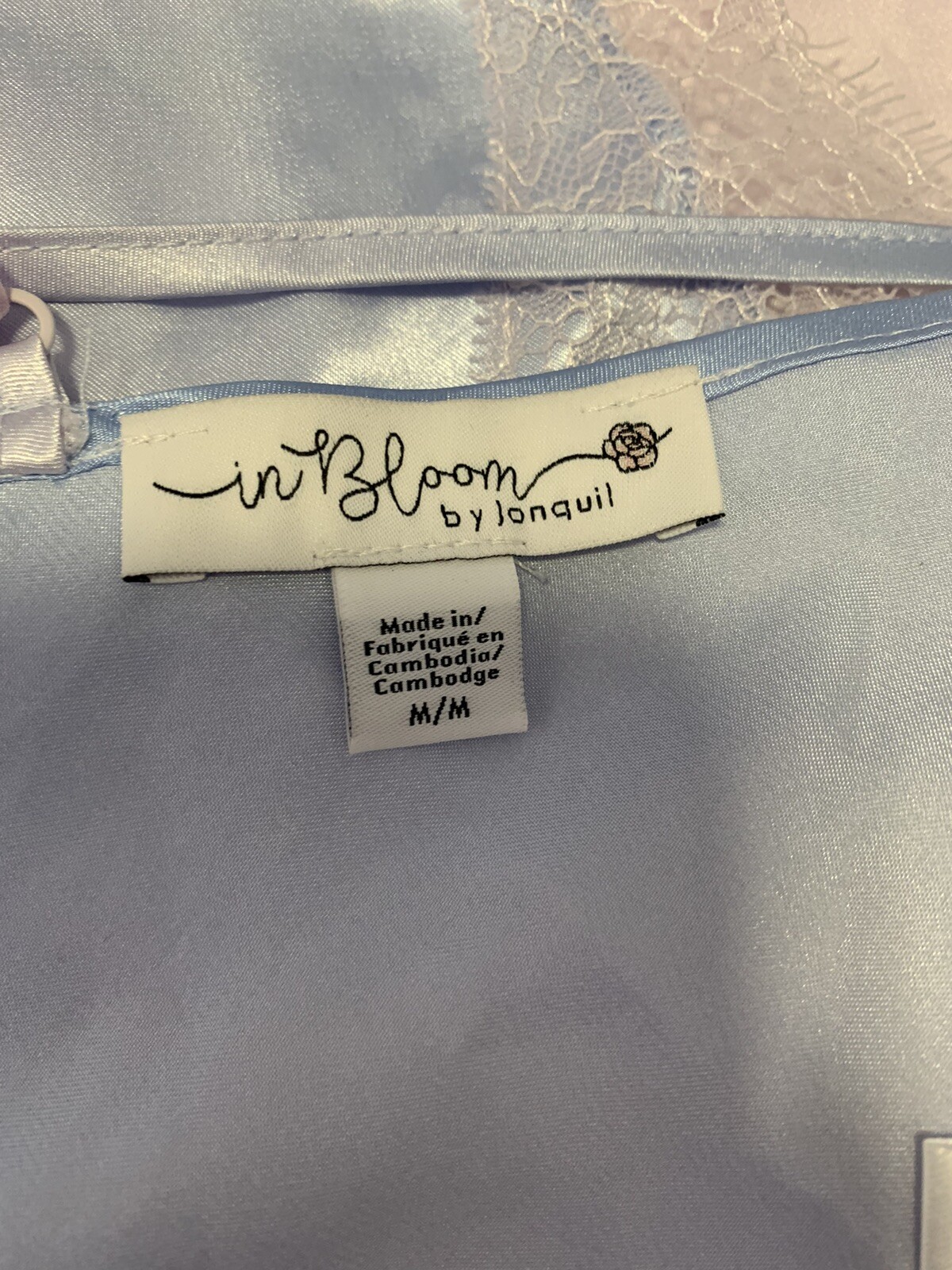Pastel Satin Cami Top Y2K Lingerie Slip Silky Soft Girl In Bloom Jonquil M