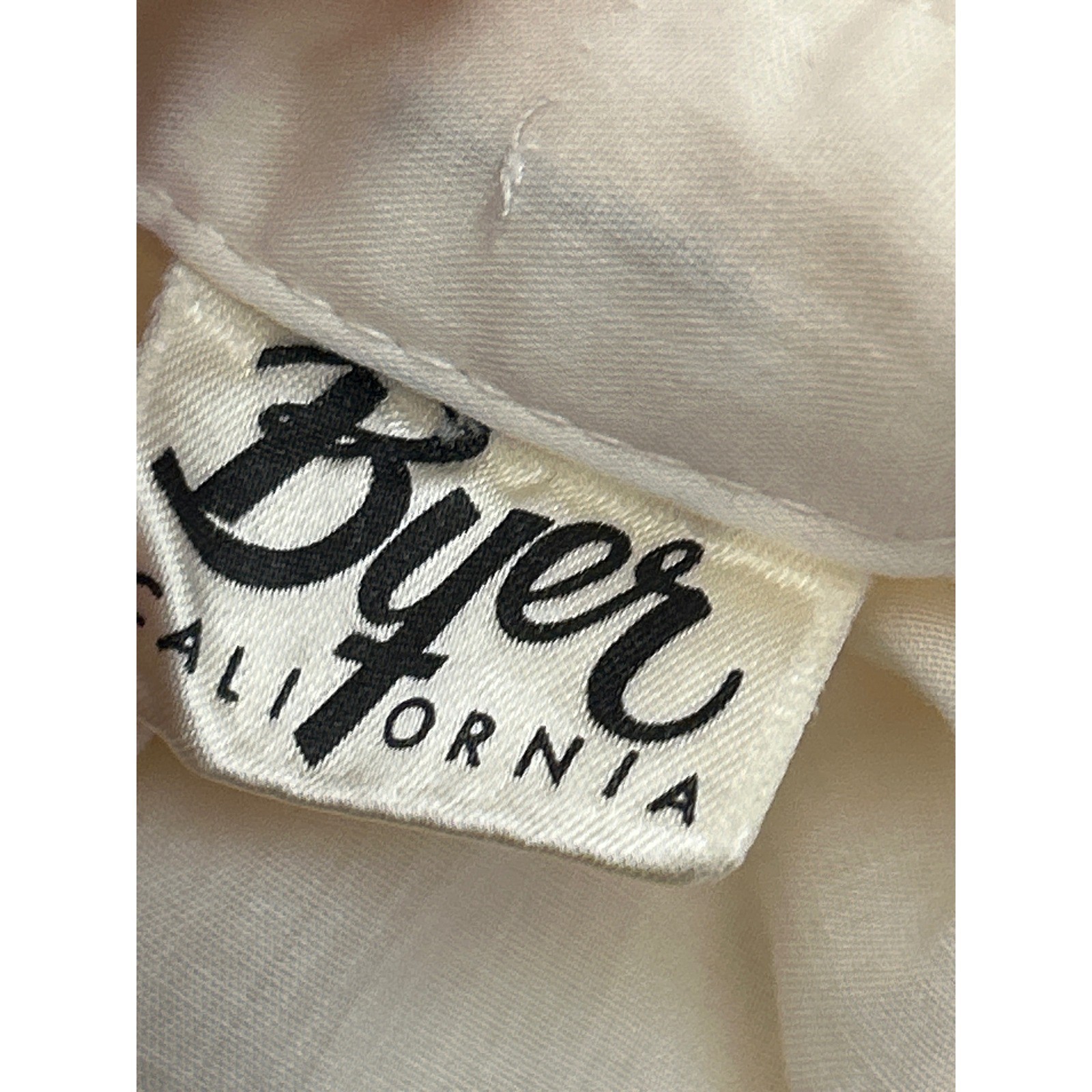Vintage Byer California Blouse Victorian Regencycore Coquette Romantic Ivory