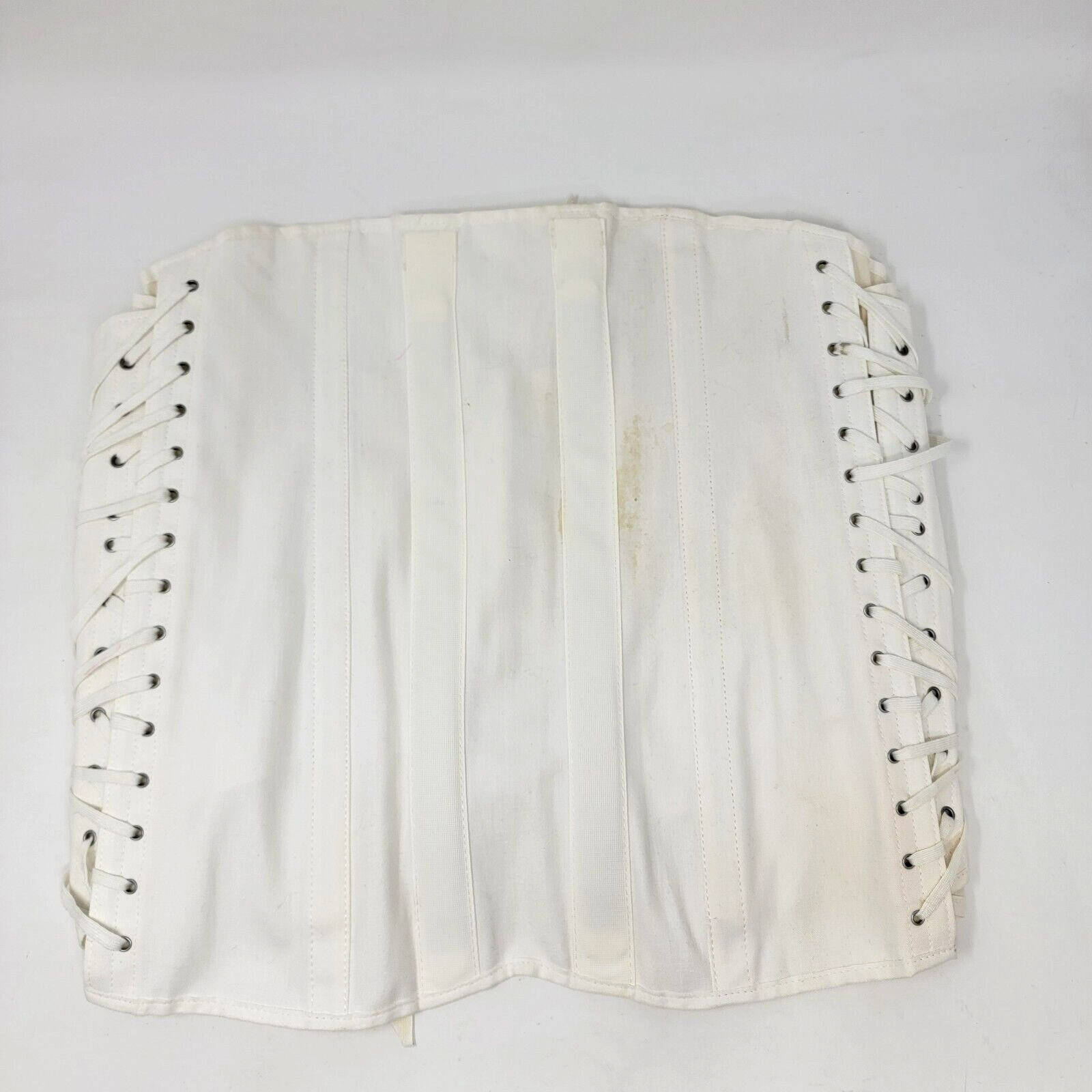 Vintage CAMP Corset Girdle Support #9166 SZ 44 Cotton Truss Laces 1940-50’s USA