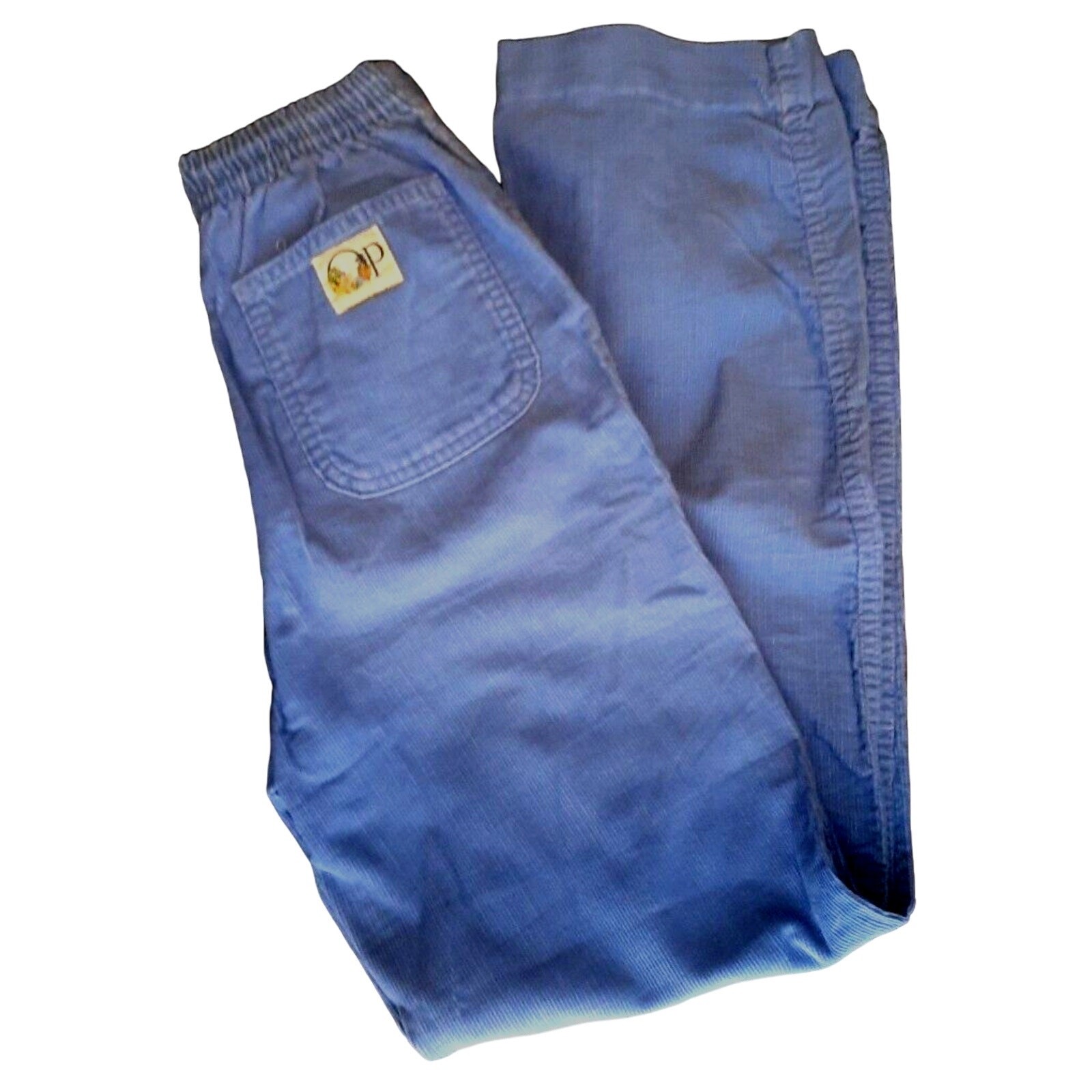Vintage OP Ocean Pacific High Waist Corduroy Pants Small 24×29 Blue Surf Skate